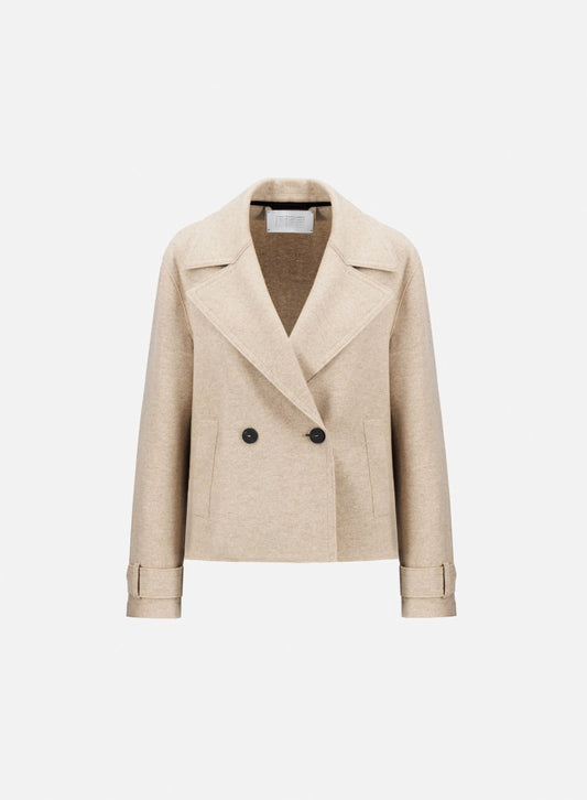 Cropped Peacoat in Loro Piana Cashmere