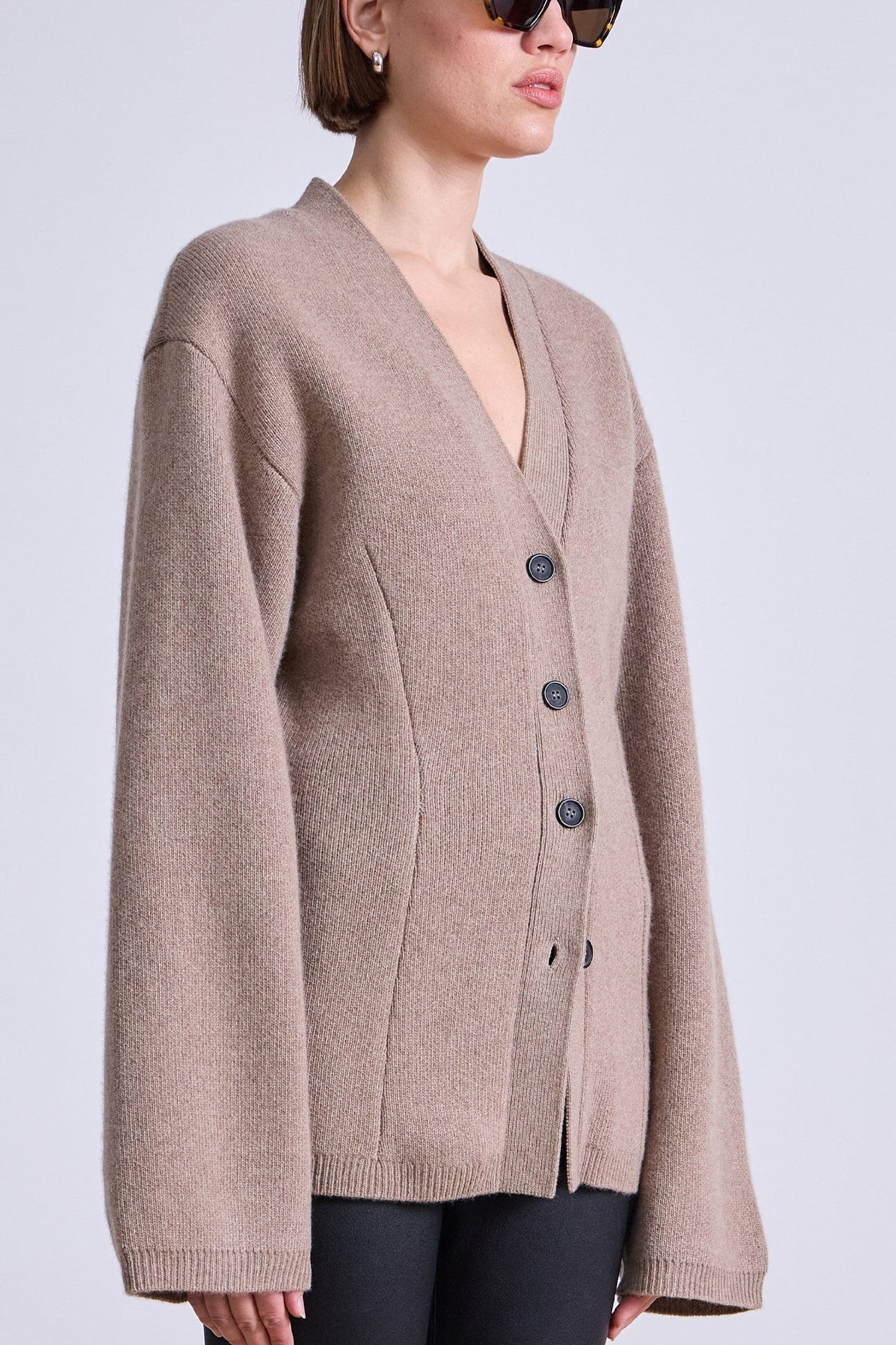 Paris V-Neck Button Front Cardigan